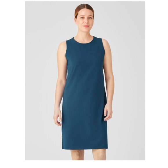 Eileen Fisher Dresses & Skirts - Eileen Fisher | Organic Pima Cotton Stretch Jersey Tank Dress | Large